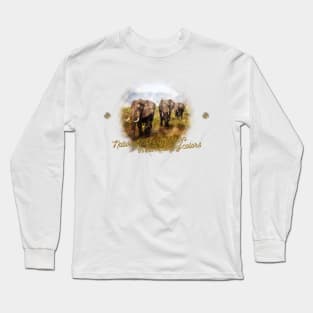 Nature finds expression in the beauty of colors Long Sleeve T-Shirt